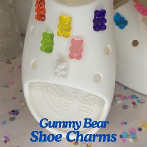 Gummy Bear Croc Shoe Charms / Croc Charms / Character Charms / Shoe Charms / Jibbitz Accessories / Shoe Accessories / Garden Shoes / Jibbitz