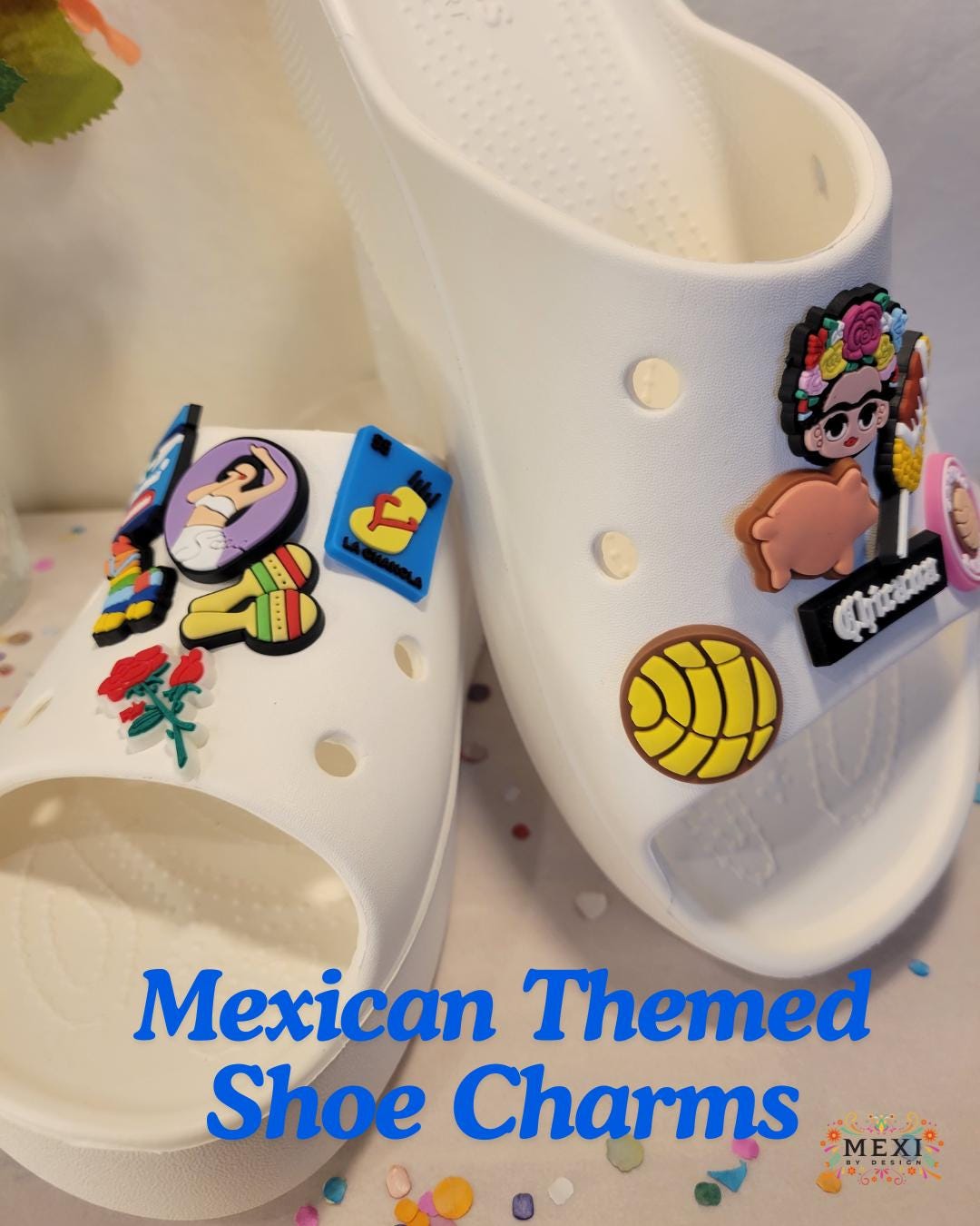 Mexican Themed Croc Shoe Charms / Latino Shoe Charms / Croc  display picture 2