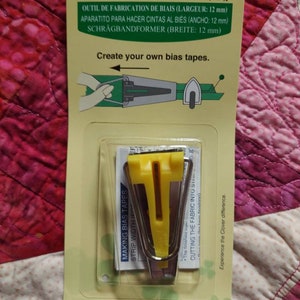Clover 1/2 inch bias tape maker tool