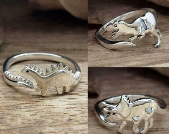 etsy dinosaur ring