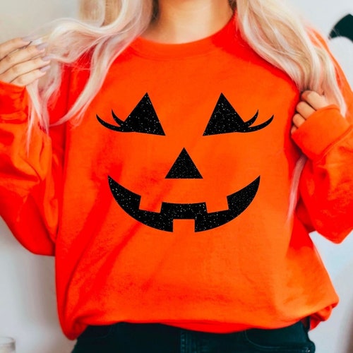 Halloween Sweatshirt Pumpkin Sweatshirt 