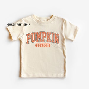 Kids Pumpkin Season Shirt: Fall Thanksgiving Tee