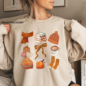 Cozy Fall Favorites Sweatshirt: Pumpkin Season Sweater
