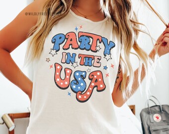 Regata Party In The USA: Camisa grande de 4 de julho