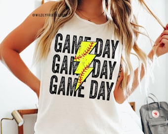 Gameday Softball Tank Top, Softball Season Tank Top, Muscle Tank, Softball Shirt, Softball Mom Tee, Sports Mom Gifts, Game Day Tank Top