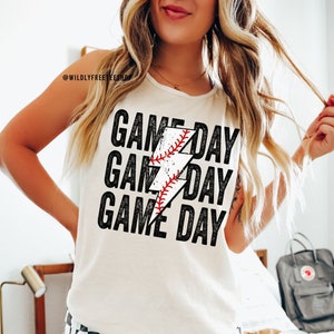 Gameday Baseball Tank Top, Baseball Season Tank Top, T Ball Mom Tank, Baseball Shirt, Baseball Mom Shirt, Sports Mom Gift, Tee Ball Tank Top