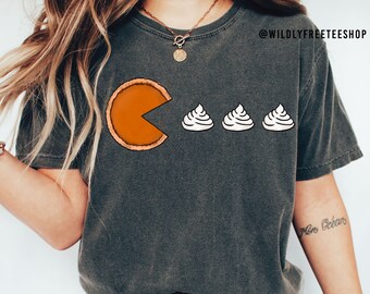 Retro Pumpkin Pie Thanksgiving Shirt, Fall Shirts Women, Fall Tee, Thanksgiving Shirt, Pumpkin Pie Shirt, Autumn Gift, Comfort Colors® Shirt