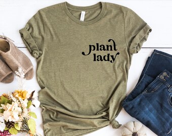 Plant Lady Shirt, Plant Lady T shirt, Plant Lover Gift, Plant Shirt, Plant Mom Tshirt, Funny Shirts Women, Crazy Plant Lady, Plant Lady Gift