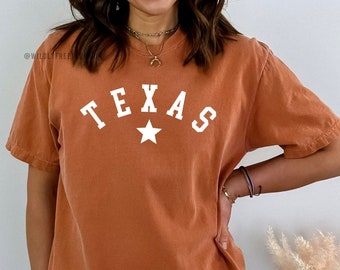 Texas Shirt, Texas T-shirt, Womens Texas T shirt, Unisex Texas Tshirt, Texas Longhorn Shirts, Mens Texas Shirt, Proud Texan Shirt, Texas Tee