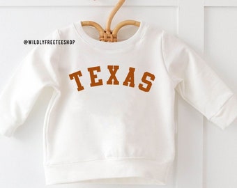 Kids Texas Sweatshirt, Toddler Texas Shirt, Fall Shirts Kids, Texas Shirt, State Shirts, Texas Gifts, Girls Texas Shirt, Boys Texas Shirt