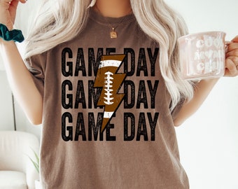 Comfort Colors Football Mom Shirt: Game Day Tee