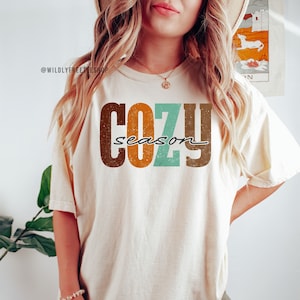 Cozy Season Fall Graphic Tee - Comfort Colors® Shirt