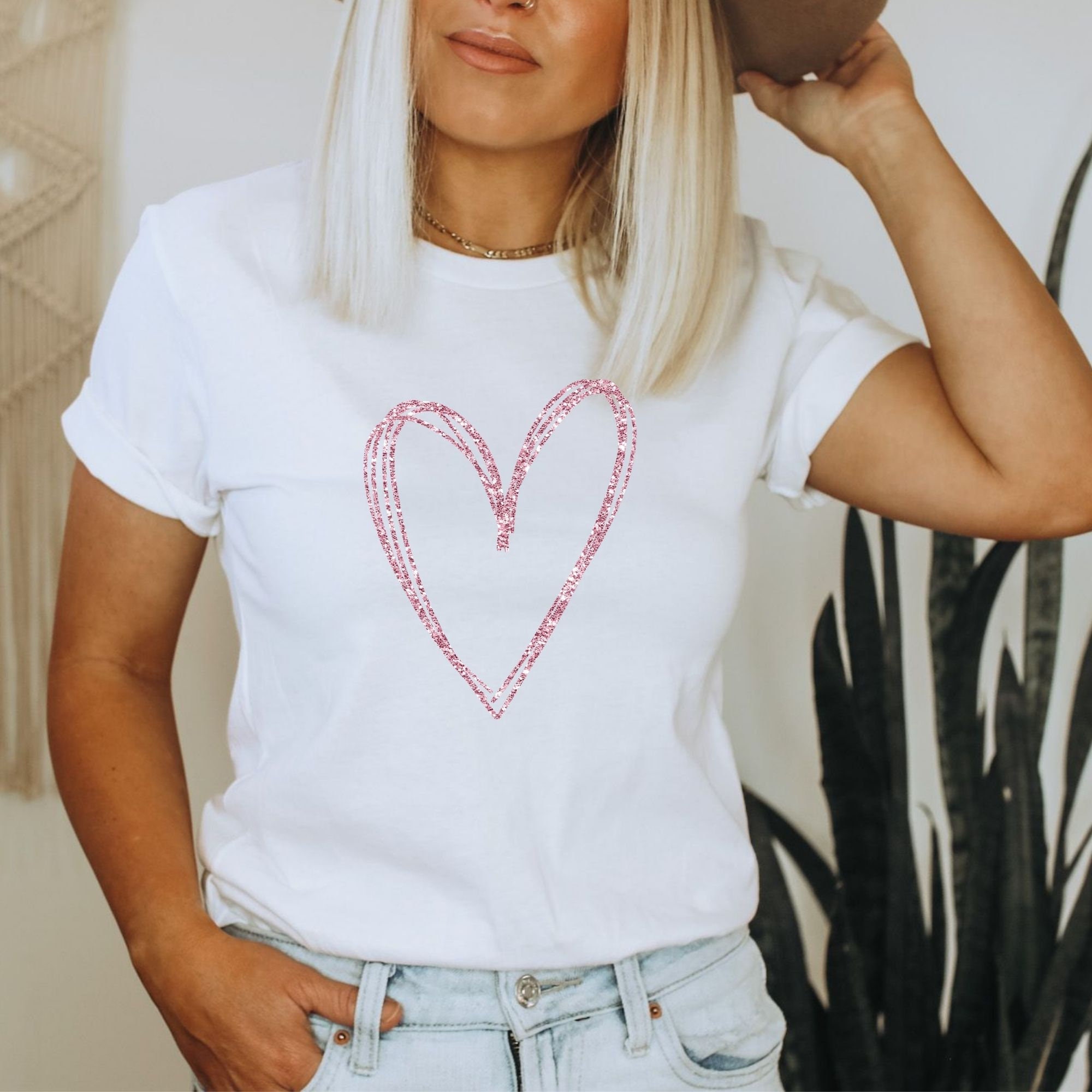 トップス HTH Glitter Heart Logo Tee Glitter Heart Logo Tee（Tシャツ/カットソー）｜HTH（エイチ