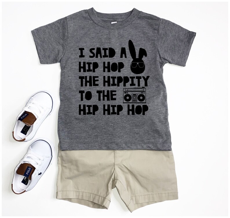 Boys Easter Outfit Hip Hop Bunny Shirt Boys Funny Easter Tshirt Toddler Boy Easter Shirt Boys Easter Shirt Boys Hipster Easter Shirt