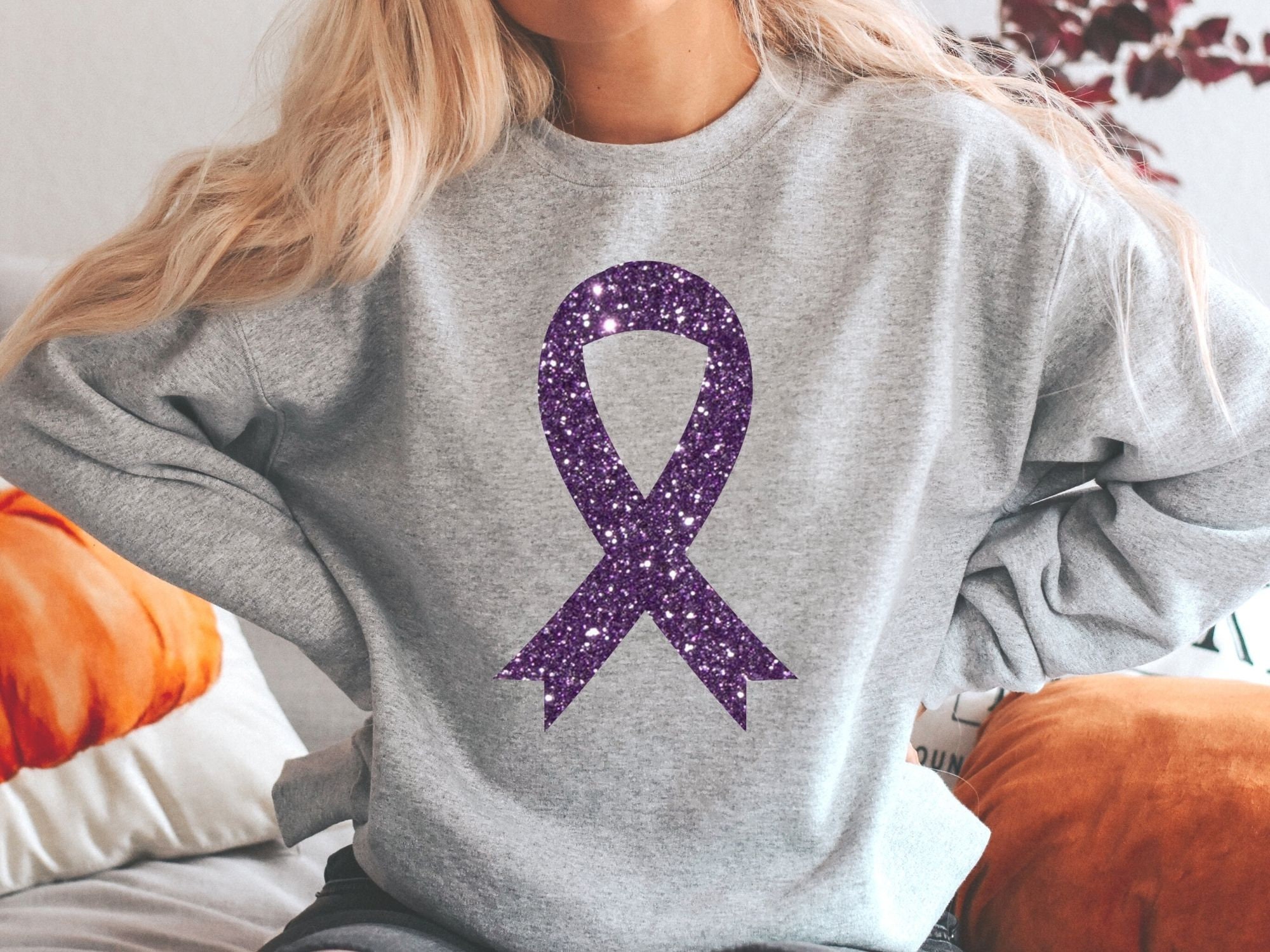 Purple Ribbon Sweatshirt, Cancer Survivor Shirt, Hodgkins Lymphoma Shirt, Purple Glitter Ribbon Shirts, Womens Gifts, Lupus Awareness Month - Etsy Purple Ribbon Sweatshirt, Cancer Survivor Shirt, Hodgkins Lymphoma Shirt, Purple Glitter Ribbon Shirts, Womens Gifts, Lupus Awareness Month - Etsy