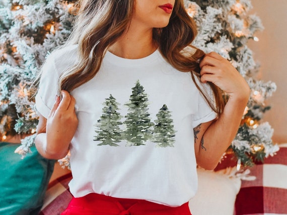 christmas tree shirts etsy