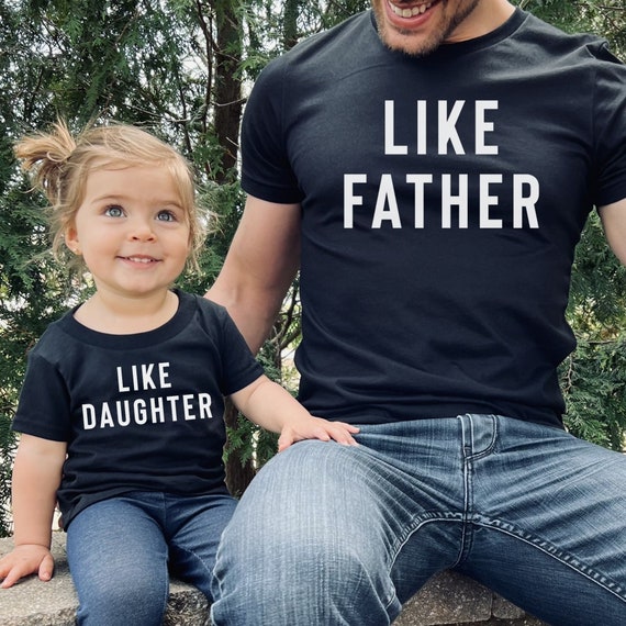 Dad and Daughter Matching Shirts Like Father Like Daughter | Etsy
