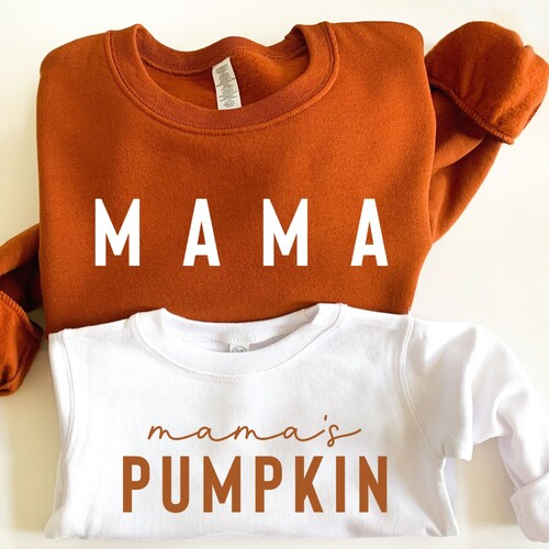 Matching Mom Kids Halloween Sweatshirts Mommy and Me Halloween Etsy
