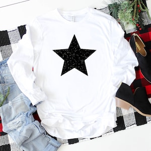 Glitter Long Sleeve Top - Etsy