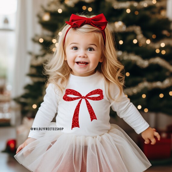 Girls hotsell christmas tee