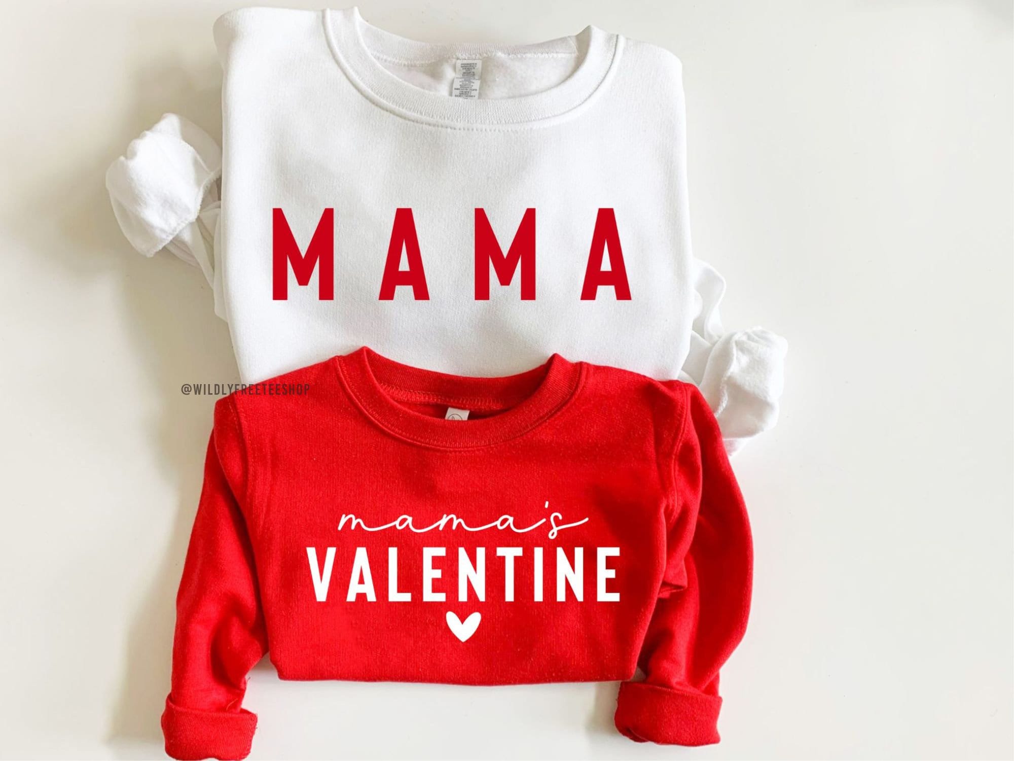 Mom and son valentines day shirts México
