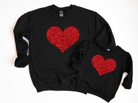 Mommy and deals me heart sweaters