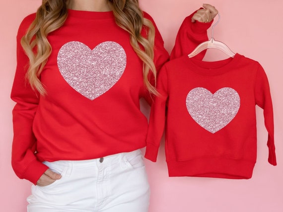 Matching Mommy and Me Valentines Shirts 