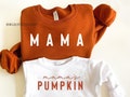 Mama and Mamas Pumpkin Fall Sweatshirts, Mommy and Me Sweaters, Mom Baby Outfit, Matching Outfits, Kids Fall Shirt, Fall Gifts, Thanksgiving