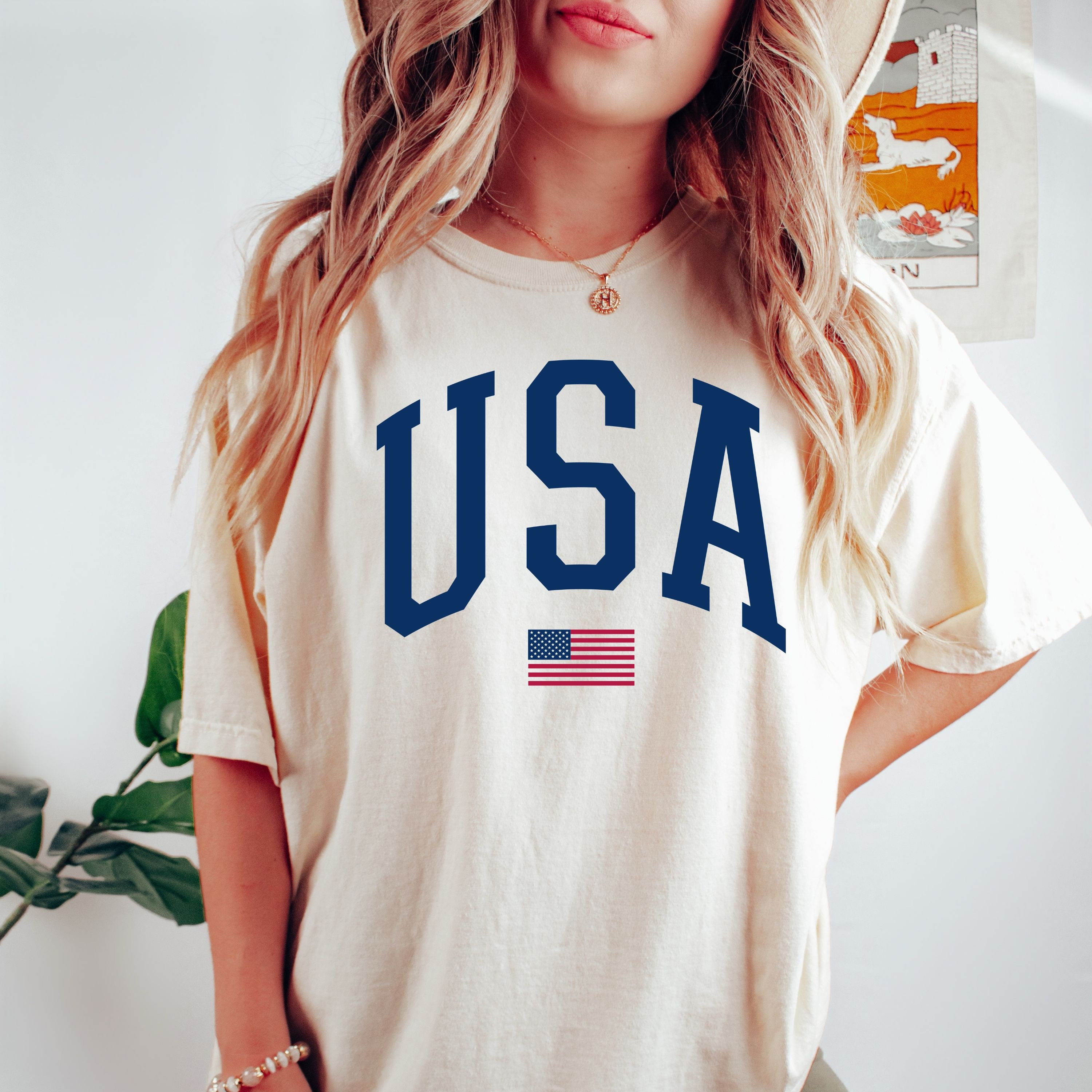 アメリカ国旗柄タンクトップ：ノースリーブ独立記念日シャツ - Etsy 日本