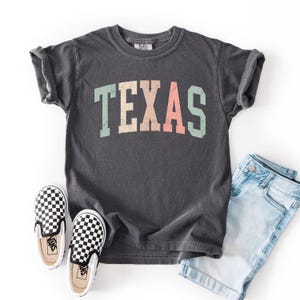 Girls Pastel Texas Comfort Colors® T-Shirt: Kids Summer Tee