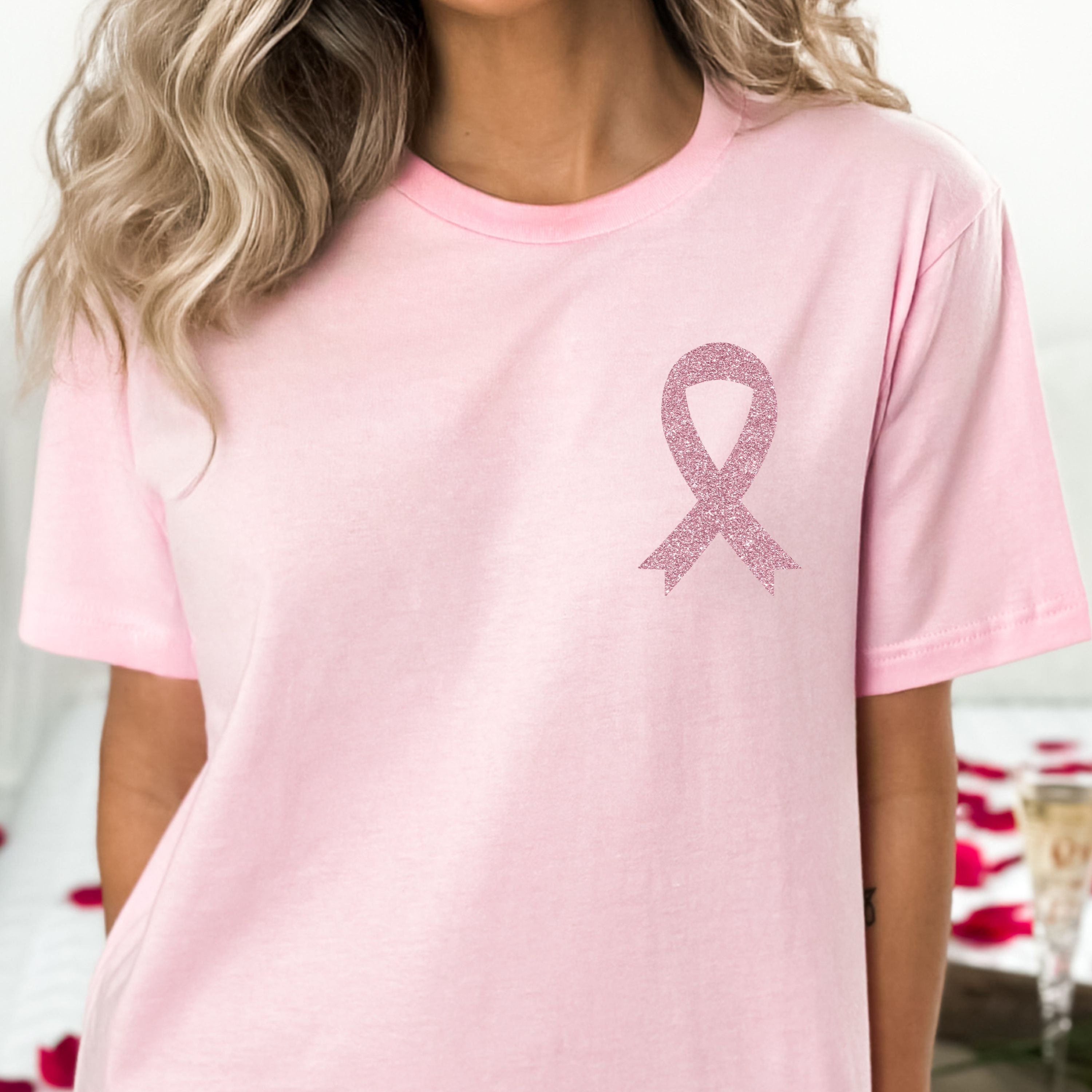WildlyFreeTeeShop in October We Wear Pink T Shirt, Breast Cancer Awareness Shirts, Cancer Survivor Shirt, Breast Cancer Awareness Gift, Pink Ribbon Shirts