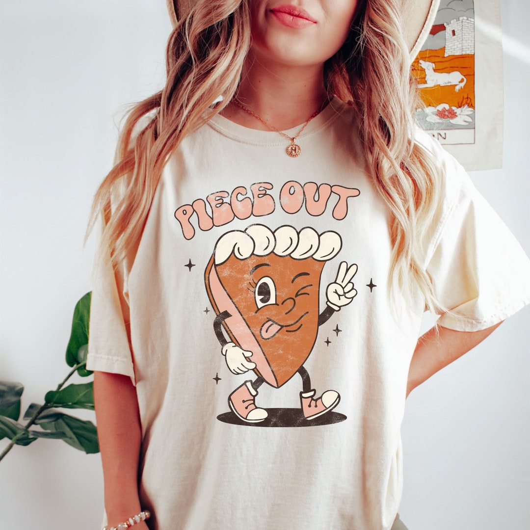 Retro Pumpkin Pie Shirt Piece Out Thanksgiving Fall Shirt - Etsy