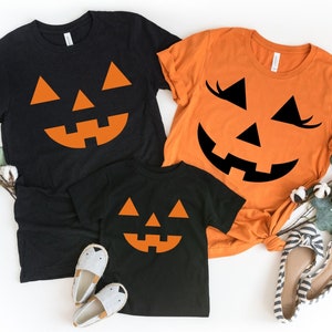 Matching Family Halloween Shirts, Jack O Lantern, Mommy Daddy Mini Shirts, Kids Halloween Costume, Kids Pumpkin Shirt, Baby Halloween Outfit