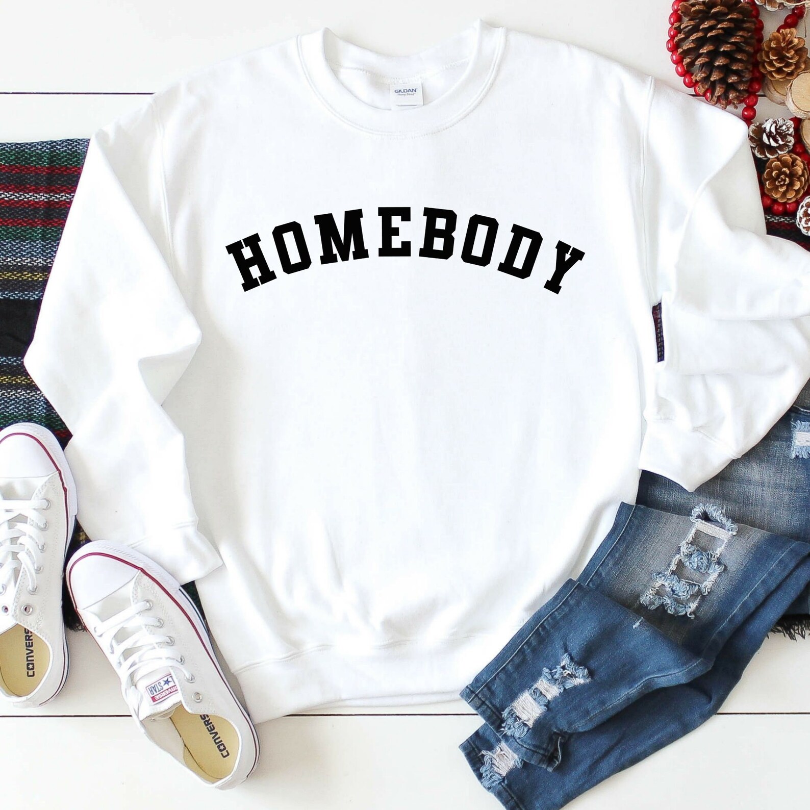 Homebody Sweatshirt Homebody Shirt Womens Sweatshirts | Etsy
