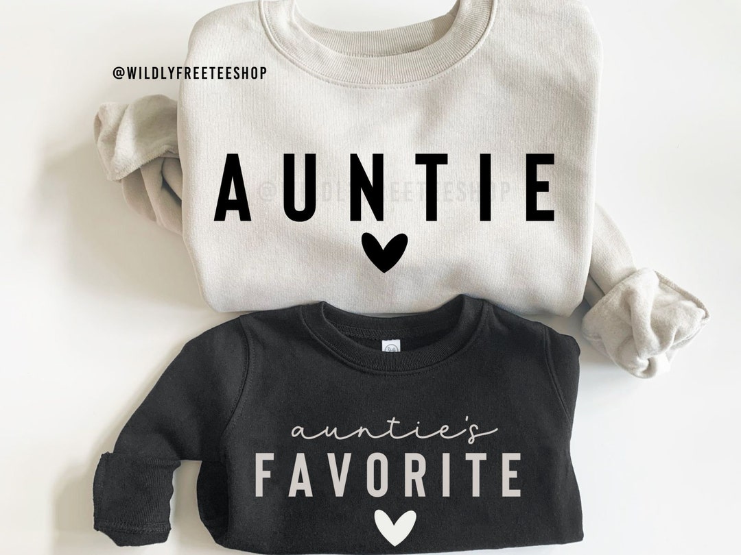 Camisetas personalizadas para tias y tias favoritas sudaderas para tia sudaderas para tia camisetas para tia sobrina los mejores regalos para tia tia sobrino Etsy Espana