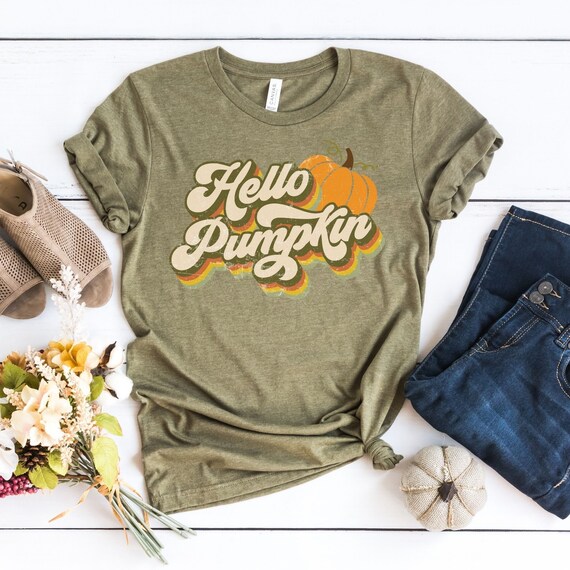 Hello Pumpkin Shirt Pumpkin Patch Shirt 