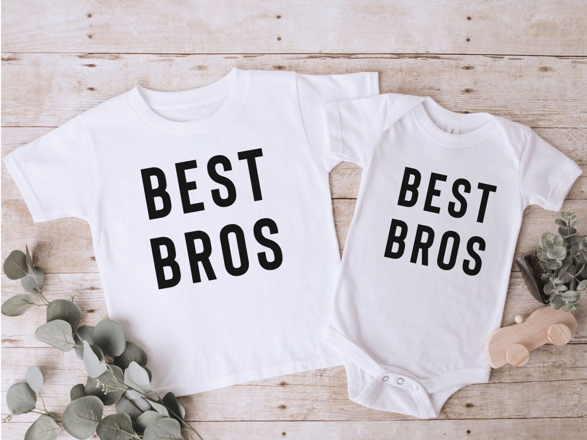 Matching Brother Shirts Sibling Shirts Best Bros Shirts Etsy