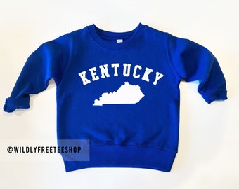 Kids Kentucky Sweatshirt, Toddler Kentucky Sweatshirt, Fall Shirts Kids, Girls Kentucky Shirt, Home State Shirt, Kentucky Gifts, Boys Shirts