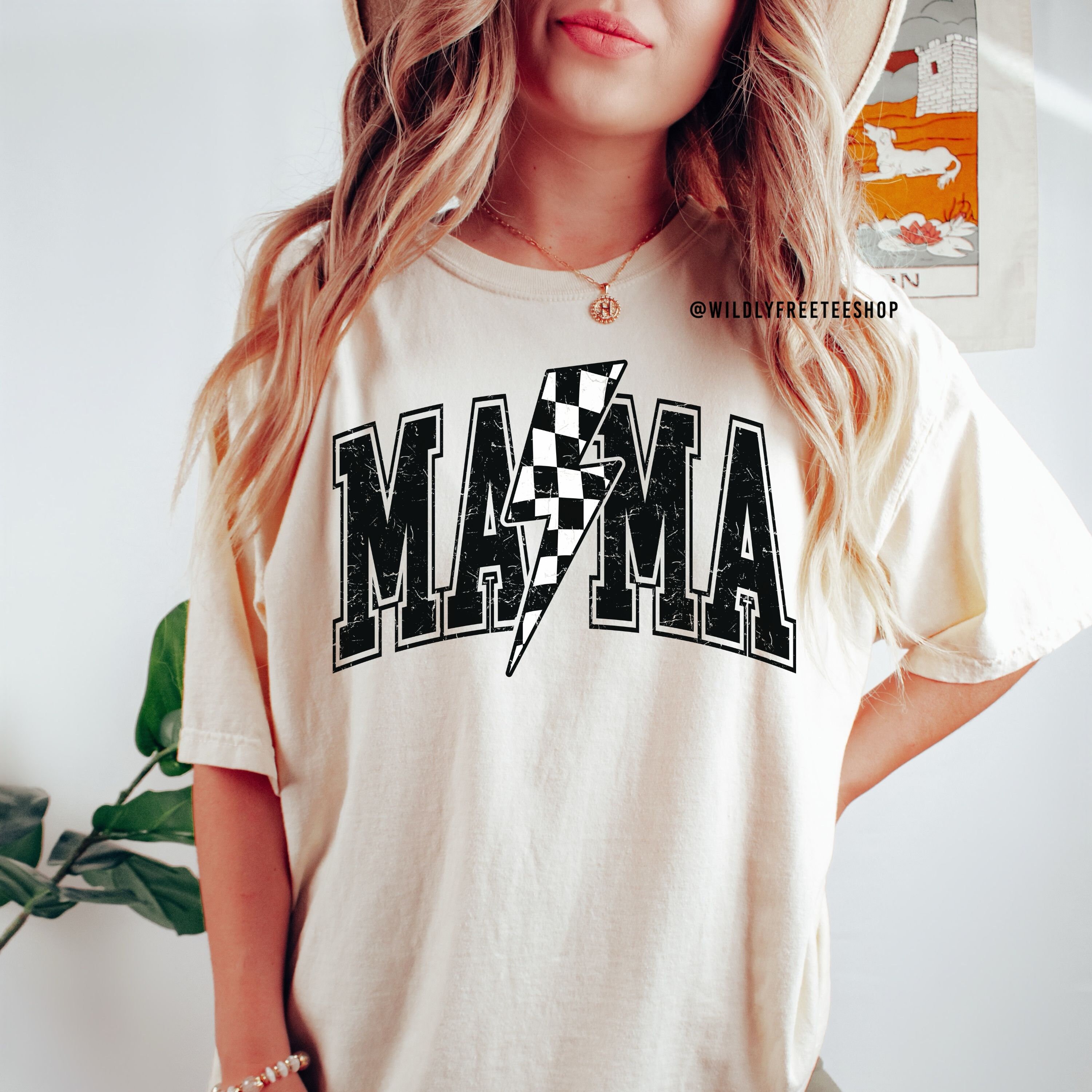 Leopard Bleached Boy Mom Shirt Women Lightning Bolt Zimbabwe