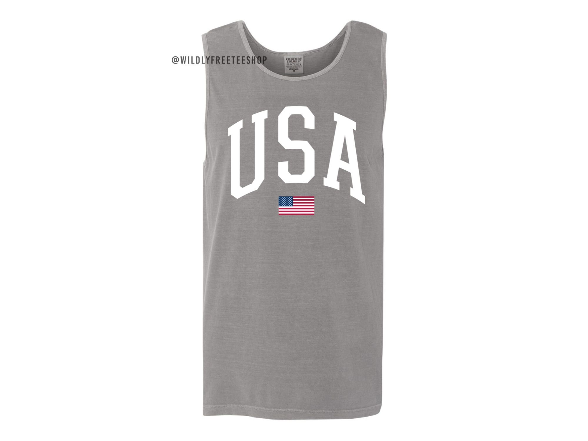 アメリカ国旗柄タンクトップ：ノースリーブ独立記念日シャツ - Etsy 日本