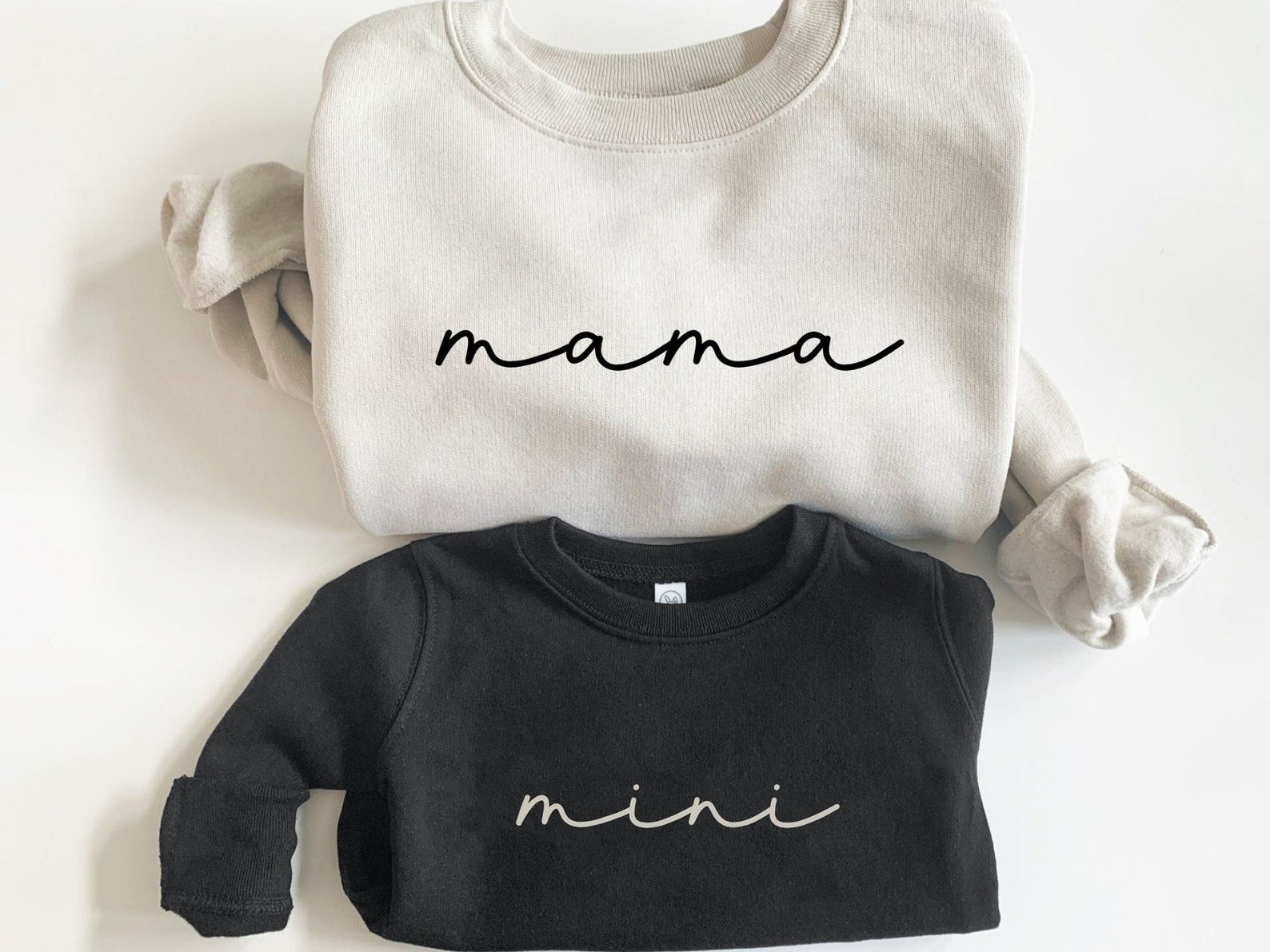 Mommy and Me Outfits Matching Mama Mini Sweatshirts Mama - Etsy