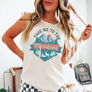Wandern Tank Top, Wandern Shirt, Berg Shirt, Bring mich in die Berge Shirt, Urlaub Tank Tops, Sommer Tank Tops, Natura Liebhaber Geschenk, Tees