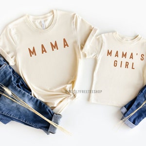 Matching Mama and Mama's Girl Shirts, Mommy and Me shirts, Mother and Daughter Shirts, Mothers Day Gifts, Mom and Me Outfits, Girl Mom Gifts