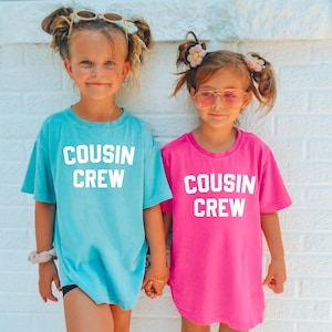 Kids Comfort Colors® Cousin Crew Shirt, Big Cousin Shirt, Matching Cousin Shirts, Cousin Crew Toddler Shirt, Cousins Club Shirt, Kids Shirts