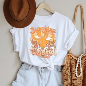 Sunshine Shirt Summer Clothing Retro Shirts 70s Shirts - Etsy