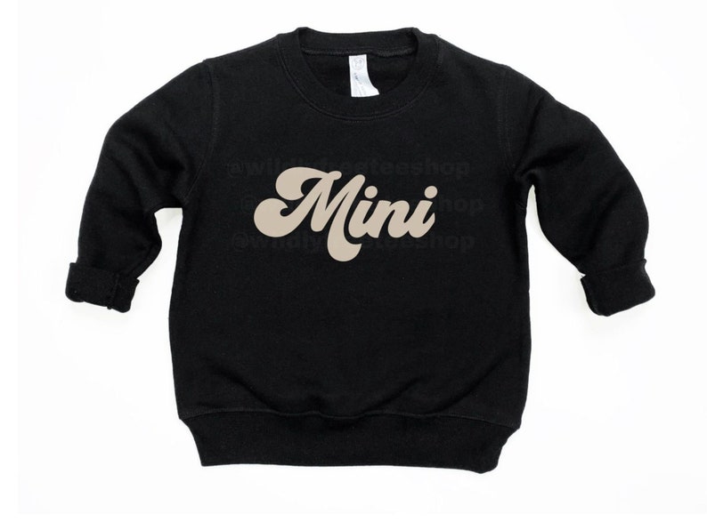 Matching Aunt and Mini Sweatshirts, Retro Aunt Sweatshirt, Aunt and Niece Shirts, Best Gifts for Aunts, Matching Aunt and Niece Sweaters image 2