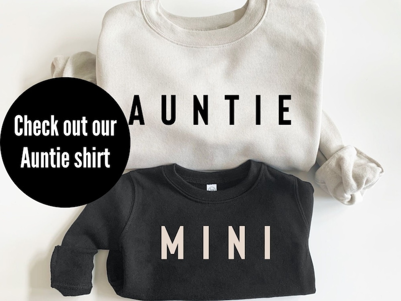 Matching Mama and Mini Sweatshirts, Mama Sweatshirt, Mother Daughter Shirts, Best Gifts for Moms, Matching Mommy and Me Sweaters, Toddler image 3
