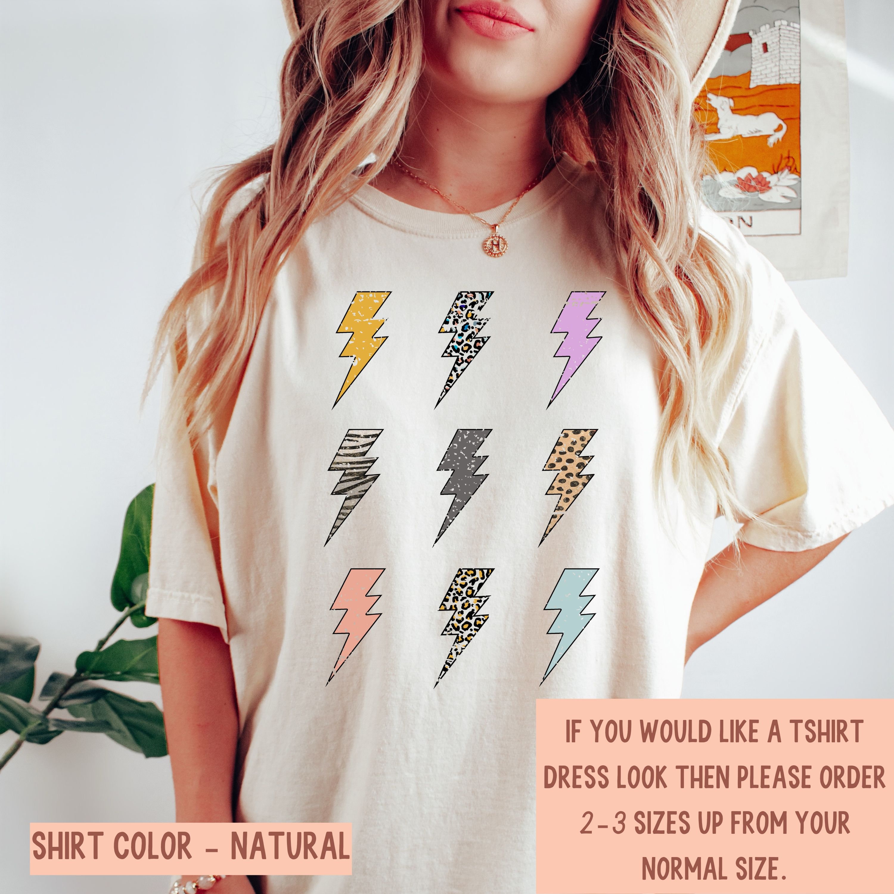 Lightning Bolt Shirt, Lightning Bolt Grid Tshirt, Womens Gifts