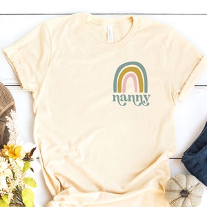 Cute Nanny shirt, Grandmother Shirt, Grandma Shirt, Nana Shirt, Nanny Tshirt, Gifts for Grandmother, Nanny to Be Shirt, Nanny Gifts