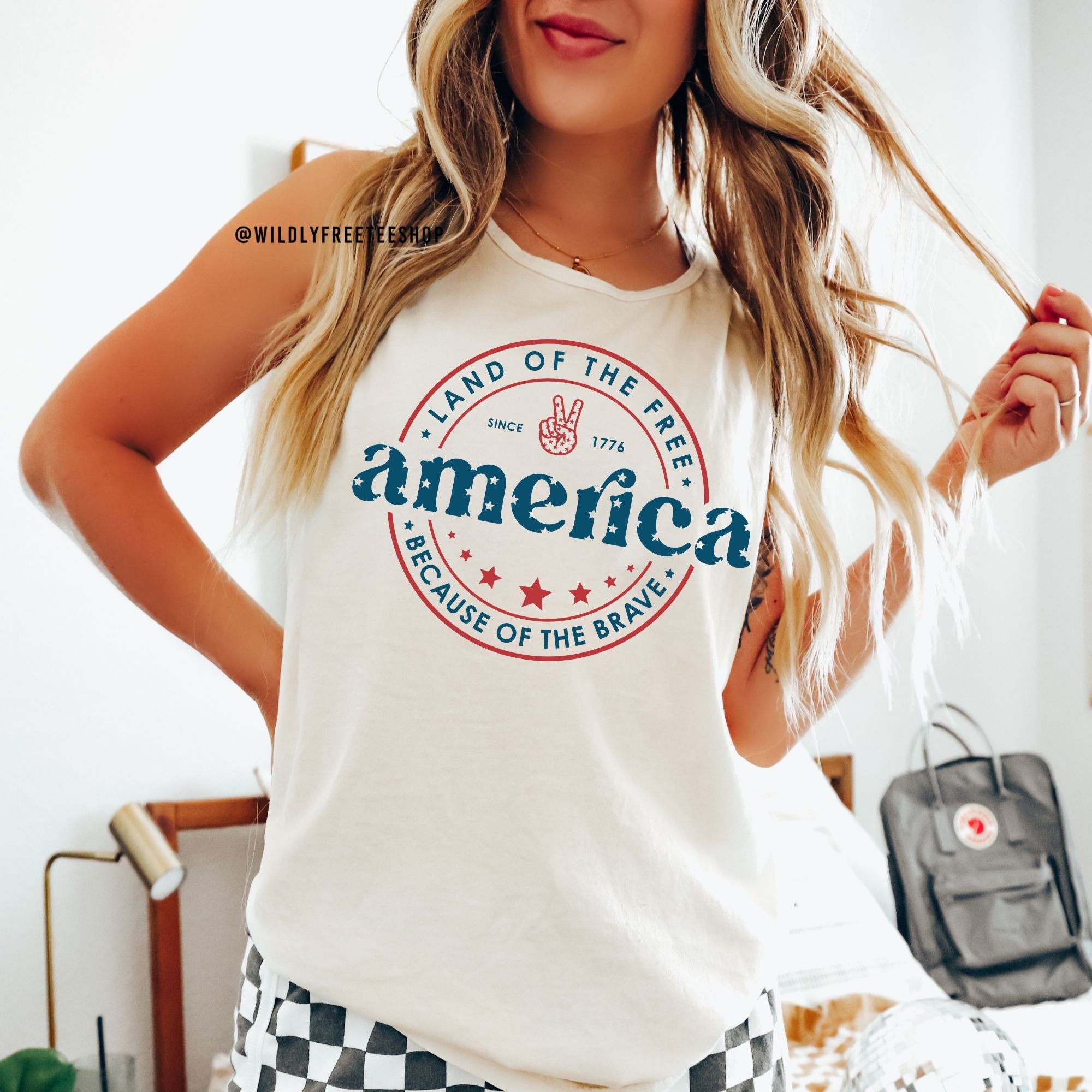 Ukap American Independence Day Tank Top for Women Fashion Summer Sleeveless Tops Casual USA Flag Print Vest Camisole Stripe Star T-Shirt Blouse
